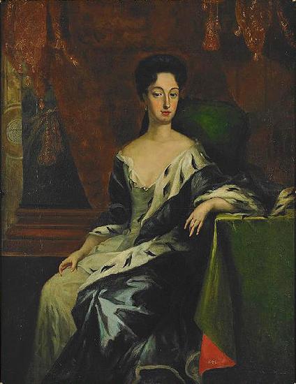 david von krafft Portrait of Princess Hedvig Sofia of Sweden, Duchess of Holstein-Gottorp oil painting image